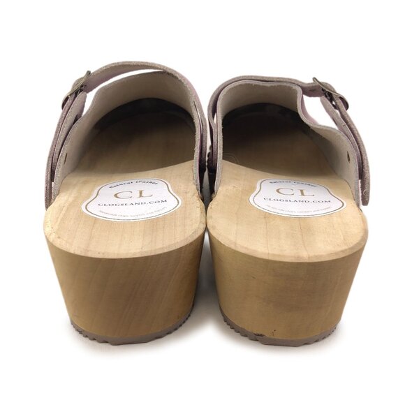 ClogsLand Patent Leather Wooden Clogs EUR 41 - Picture 6 of 14